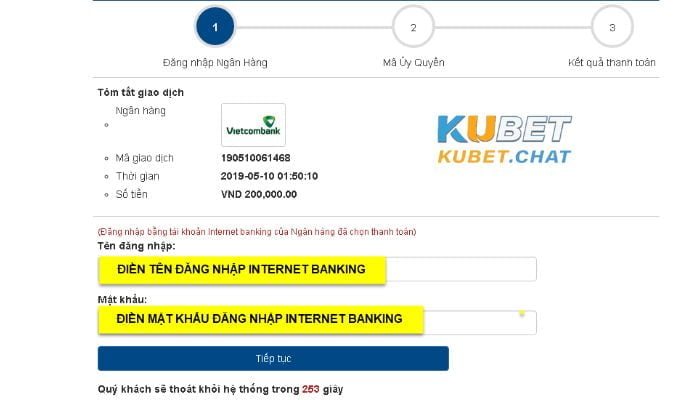 Nạp tiền Kubet